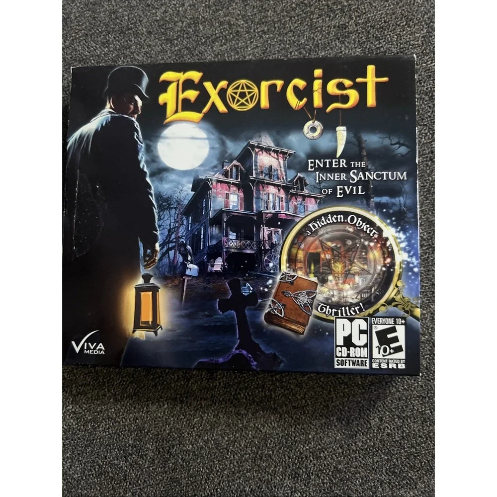 Viva Media Exorcist PC Game Software Everyone 10+ Black Hidden Object Thriller